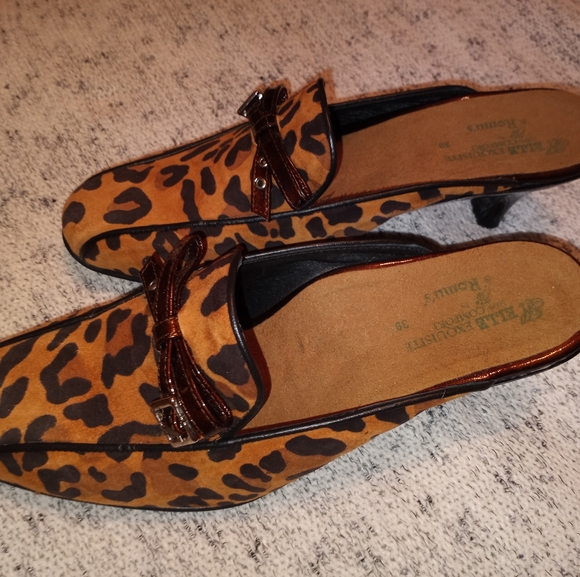 Romu's mule shoes leopard print - Picture 2 of 6